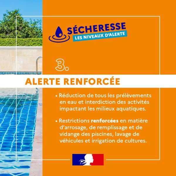 Mairie Saint-Savournin Sècheresse niveau alerte 3